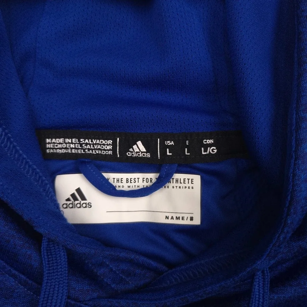 Adidas Little League World Series Hoodie Mens L Blue ClimaWarm Williamsport